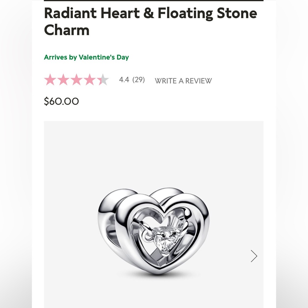 Pandora charm